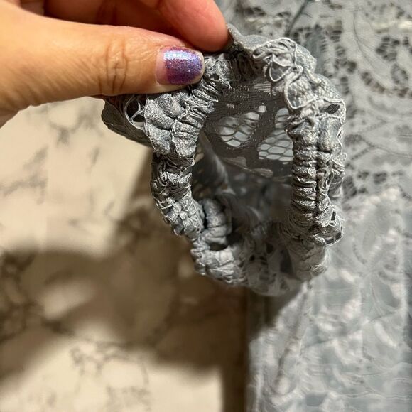 Vince Camuto Short Sleeve Lace Fit and Flare Dress - Picture 6 of 10